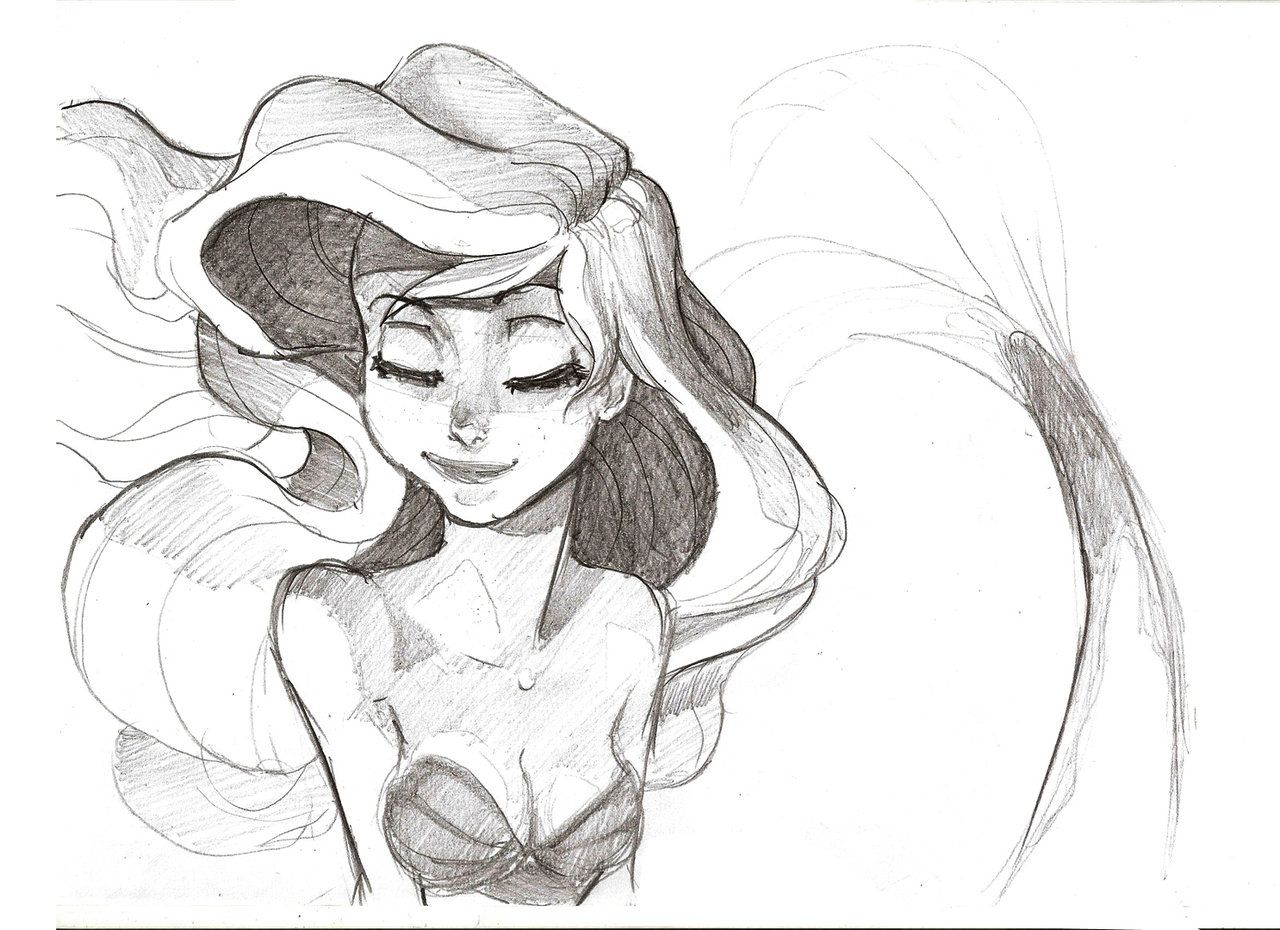 1280x930 Mermaid Cartoon Drawing - Mermaid Images For Drawing