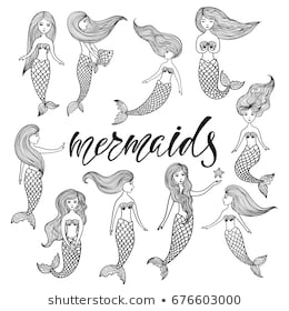 260x280 Mermaid Drawing - Mermaid Images For Drawing