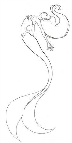 236x470 Simple Mermaid - Mermaid Images For Drawing