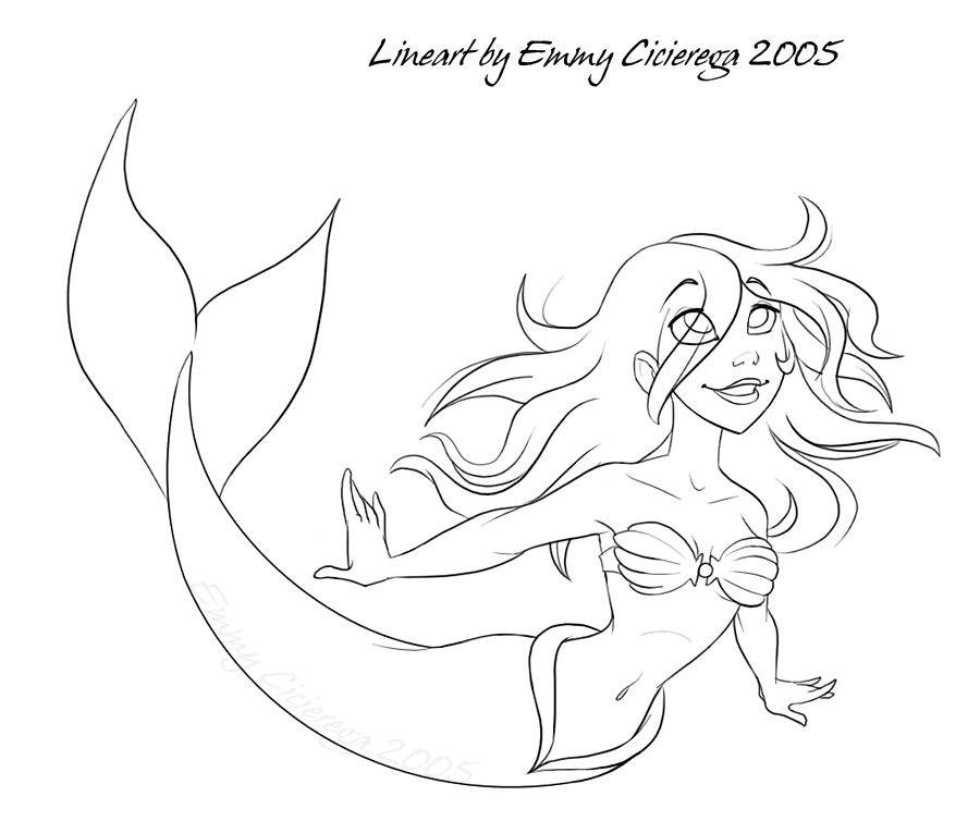 900x754 Tails Drawing Mermaid For Free Download - Mermaid Line Drawing