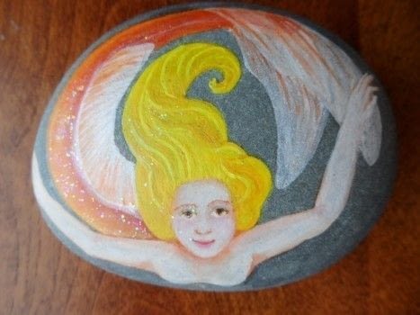 467x350 comet mermaid on a rock how to create a drawing or painting - Mermaid On A Rock Drawing