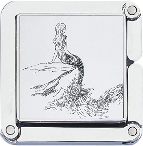 487x500 square mermaid outline drawing purse hanger shoes - Mermaid Outline Drawing