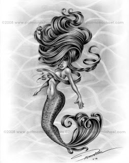 253x320 graphite drawings and what not mermaid pencil drawing - Mermaid Pencil Drawings