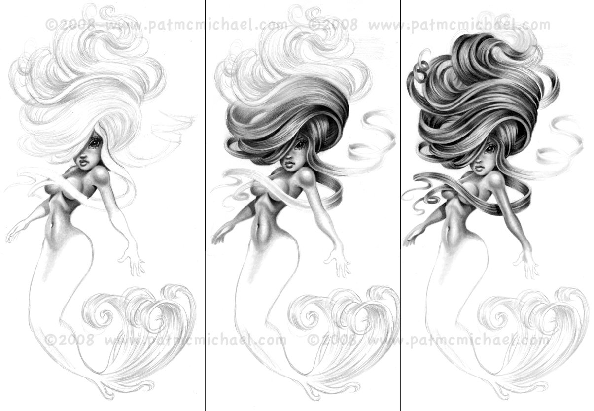 1205x834 Pencil Drawings Mermaid Pencil Drawings - Mermaid Pencil Drawings