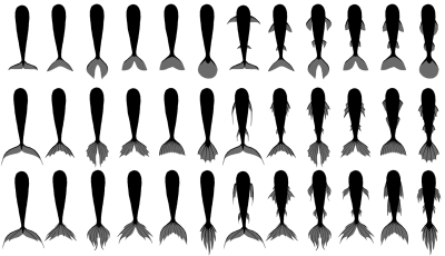 400x230 mermaid tail tumblr - Mermaid Tail Drawing