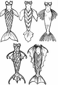 Mermaid Tail Drawing at PaintingValley.com | Explore collection of ...