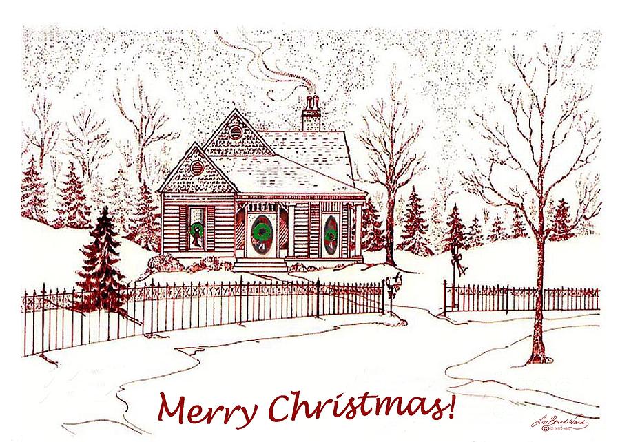 900x642 merry christmas drawing - Merry Christmas Drawing