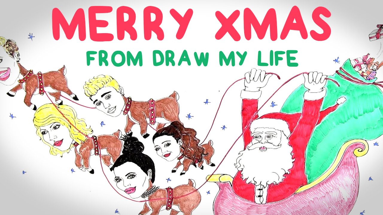 1280x720 merry christmas draw my life - Merry Christmas Drawing Pictures