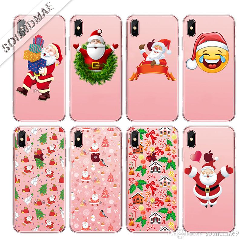 800x800 merry christmas case santa claus drawing printing soft tpu - Merry Christmas Drawing Pictures