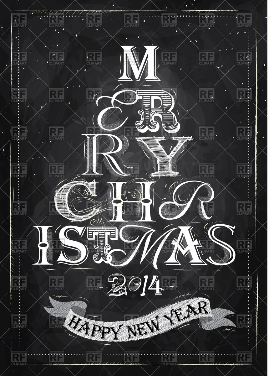 860x1200 merry christmas tree from letters stylized for drawing with chalk - Merry Christmas Drawing Pictures