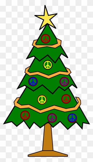 320x553 Free To Use - Merry Christmas Tree Drawing