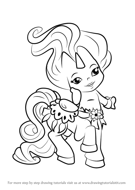 566x800 Learn How To Draw Mary Go Round From The Zelfs - Merry Go Round Drawing