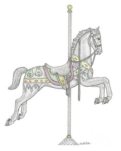 239x300 Merry Go Round Drawings Fine Art America - Merry Go Round Drawing