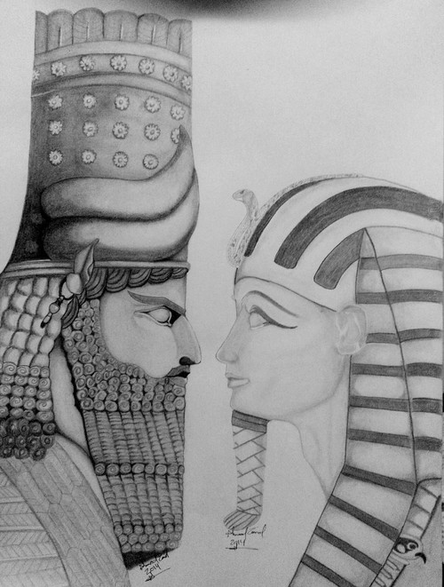 500x661 mesopotamia vs ancient egypt uploaded - Mesopotamia Drawings