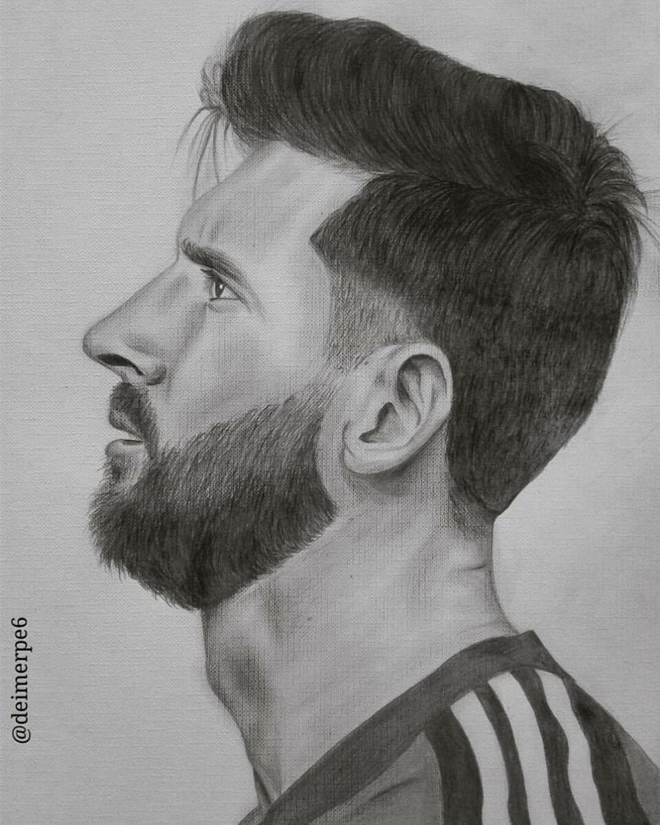 Messi Drawing at Explore collection of Messi Drawing