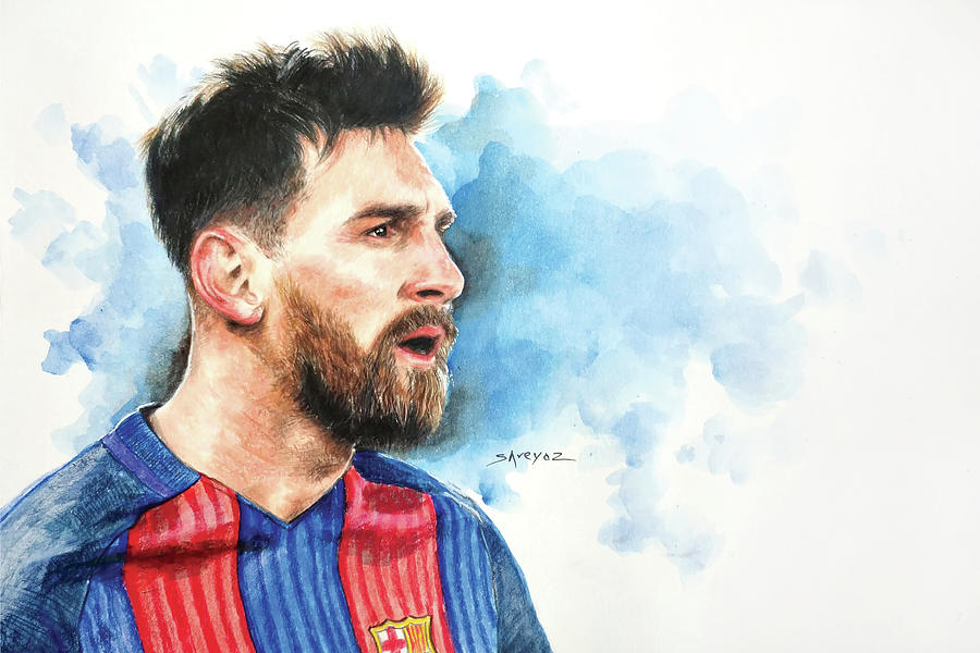 900x600 lionel messi drawing - Messi Drawing