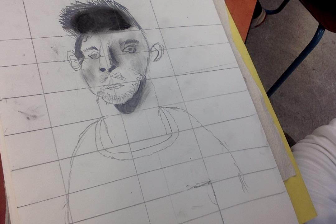 1080x720 Tried To Draw Messi Drawing - Messi Drawing