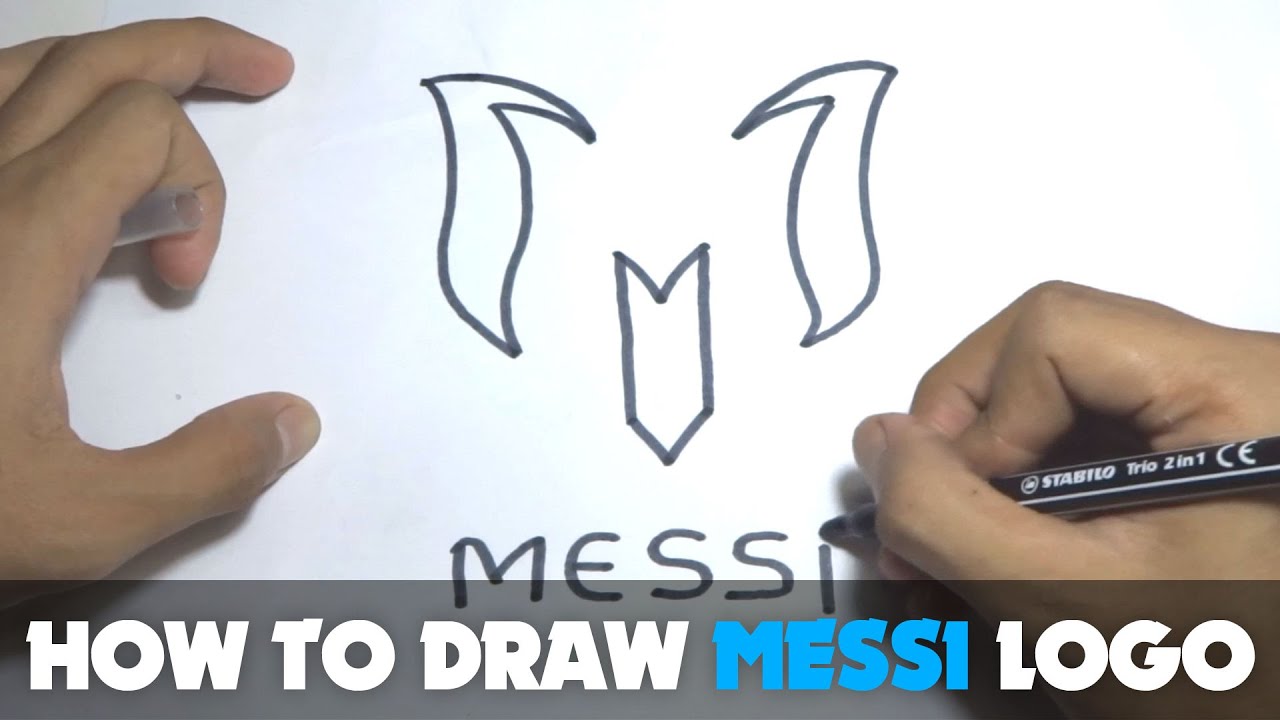 1280x720 How To Draw A Cartoon - Messi Drawing Easy
