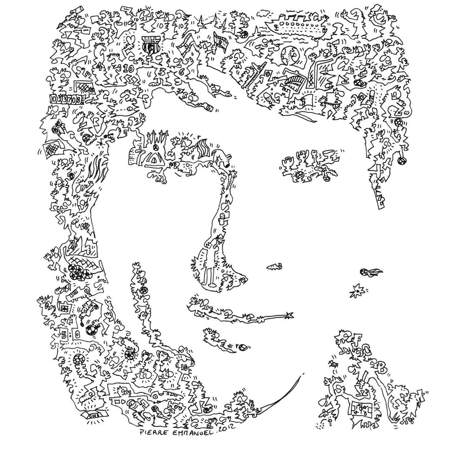 1496x1500 lionel messi drawings easy sketch coloring page - Messi Drawing Easy