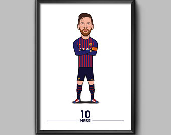Messi Drawing Easy at PaintingValley.com | Explore ...