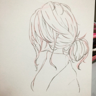 Featured image of post Messy Bun Hair Drawing Anime