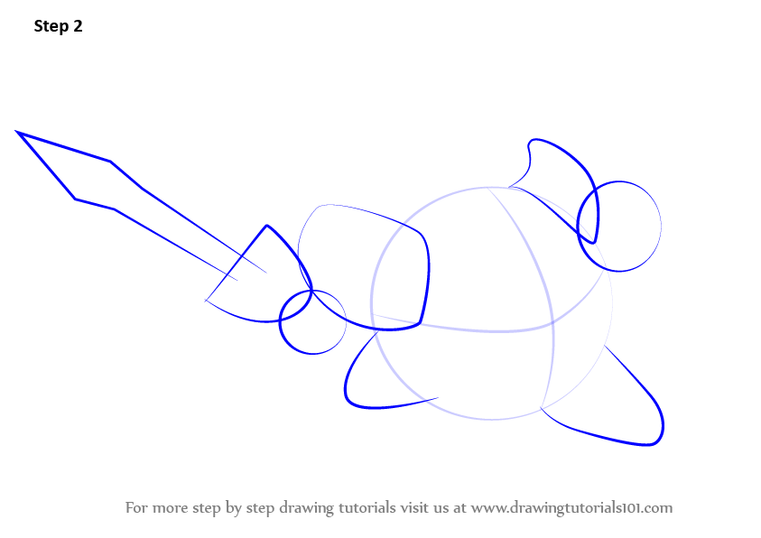 843x596 learn how to draw meta knight from kirby - Meta Knight Drawing