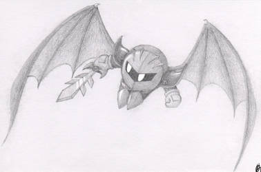 378x250 meta knight pencil drawing - Meta Knight Drawing