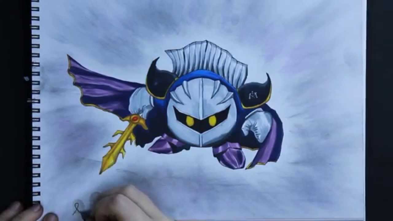 1280x720 drawing meta knight - Meta Knight Drawing