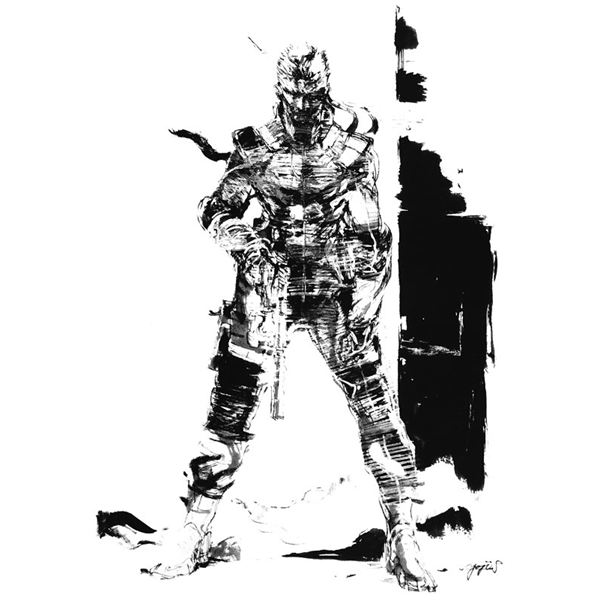 600x600 metal gear solid drawings - Metal Drawings