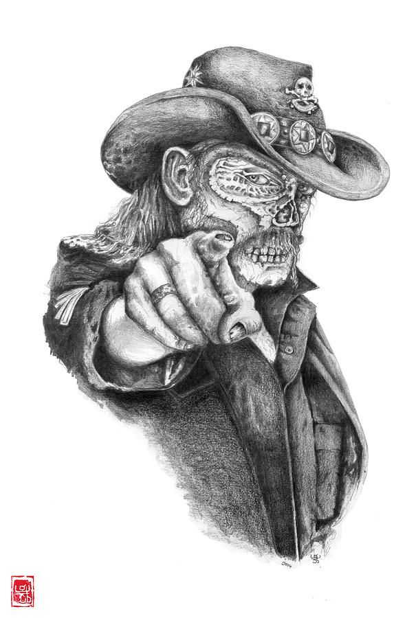 605x900 metal zombie heroes lemmy kilmister motorhead drawing - Metal Drawings