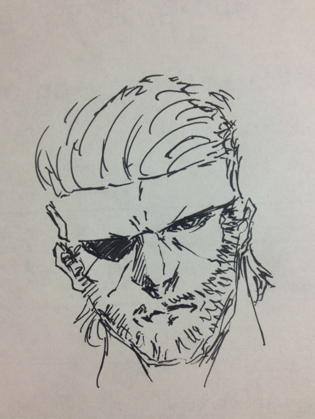 640x853 feb anyone can draw snake from metal gear um, maybe - Metal Gear So...