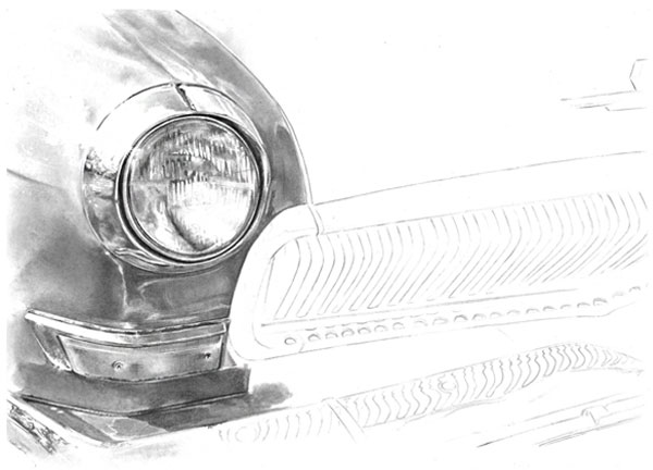 600x432 How To Draw Realistic Metallic Effects With Pencil - Metallic Drawing