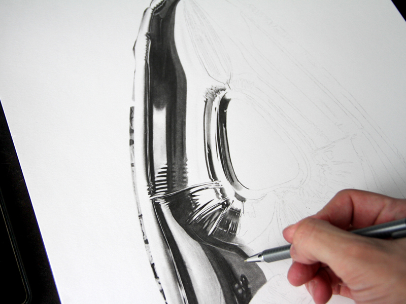 800x600 Metallic Balloon Letter - Metallic Drawing