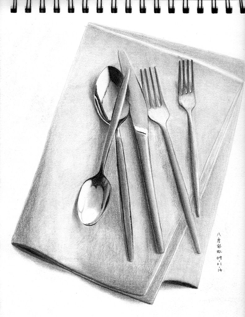 791x1024 An In Class Graphite Drawing Demo Focusing On Metallic Surface - Metallic Drawing