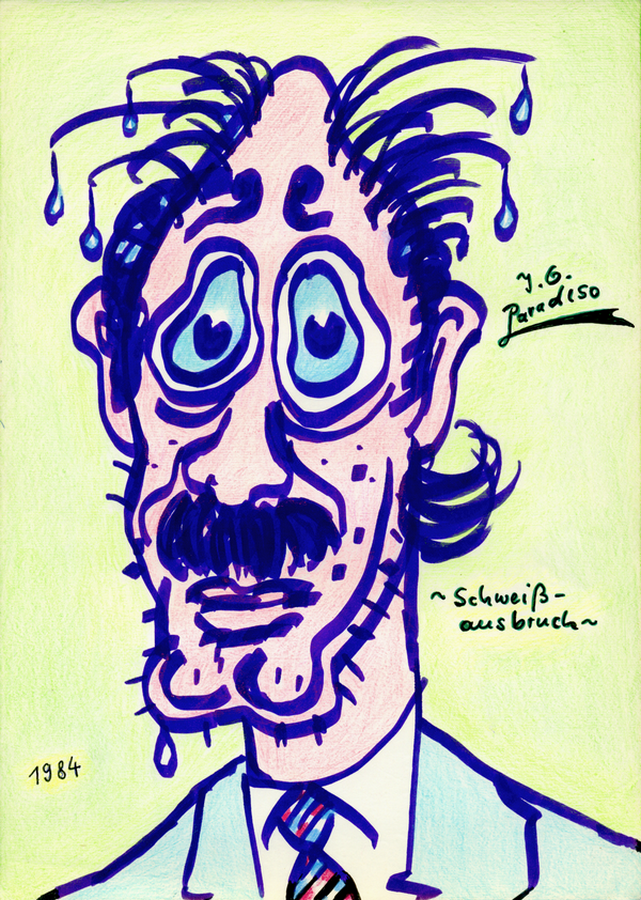 641x900 Sudden Sweating - Metaphysical Drawing