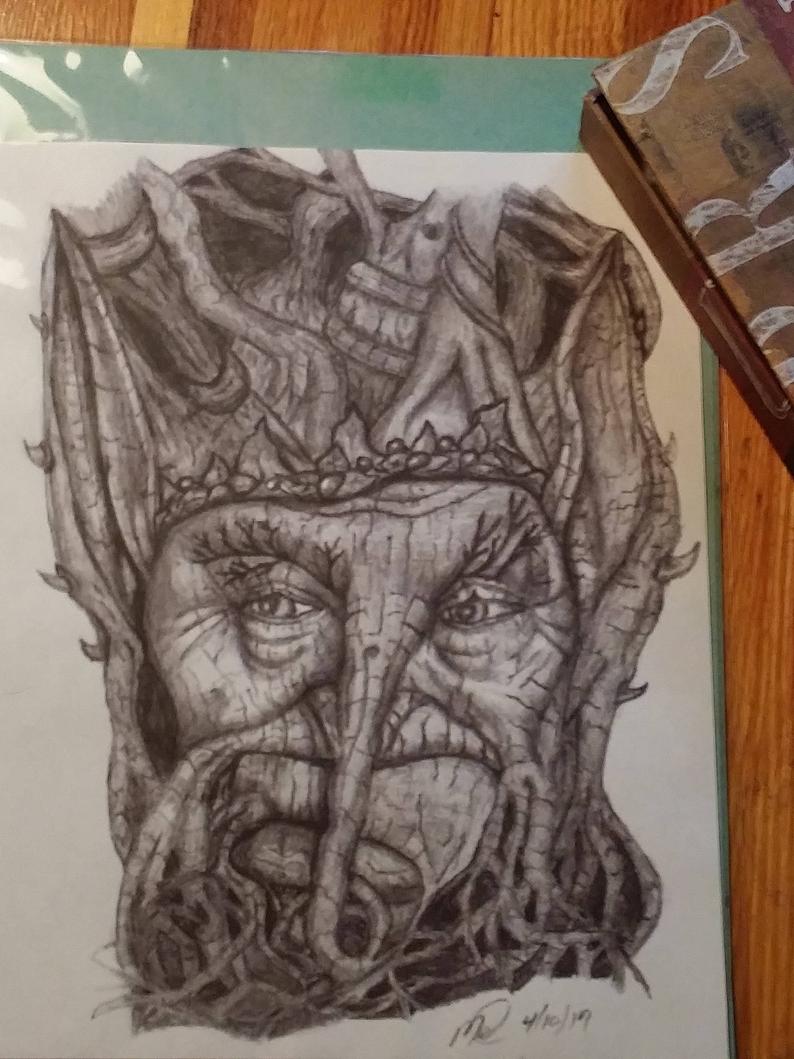 794x1059 and print of the woods man graphite pencil drawing etsy - Metaphysical Drawing