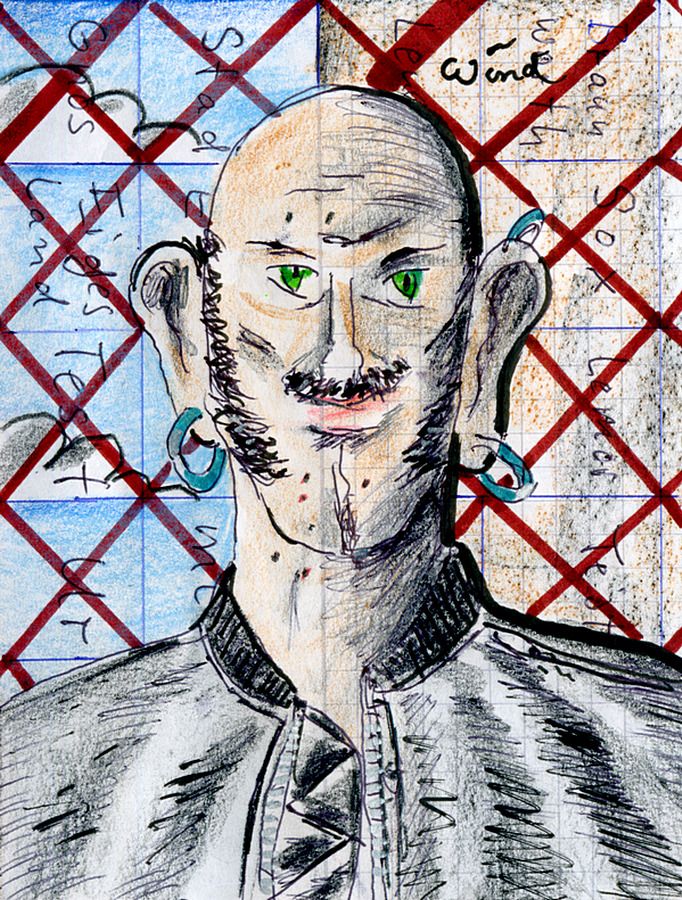 682x900 Bruhn From Esslingen Am Neckar - Metaphysical Drawing