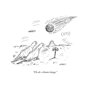 300x300 two dinosaurs look at a fast approaching meteor drawing - Meteor Drawing