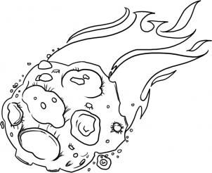 302x246 How To Draw A Meteor Step Solar Bedroom In Space - Meteor Drawing