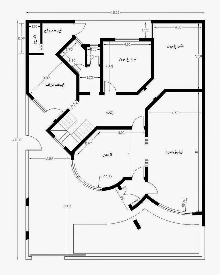 768x960 square meter house plan elegant building cad drawing - Meter Drawing