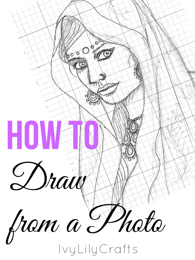 640x853 How To Draw From A Photo Using The Grid Method - Method Drawing
