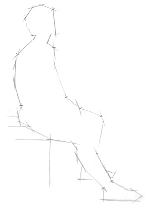 300x422 how to draw people, figure drawing techniques - Method Drawing