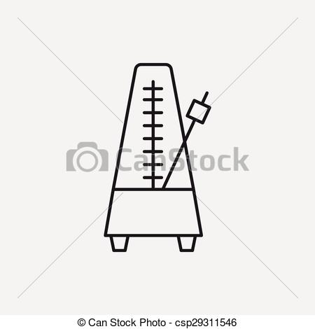 450x470 metronome clipart - Metronome Drawing
