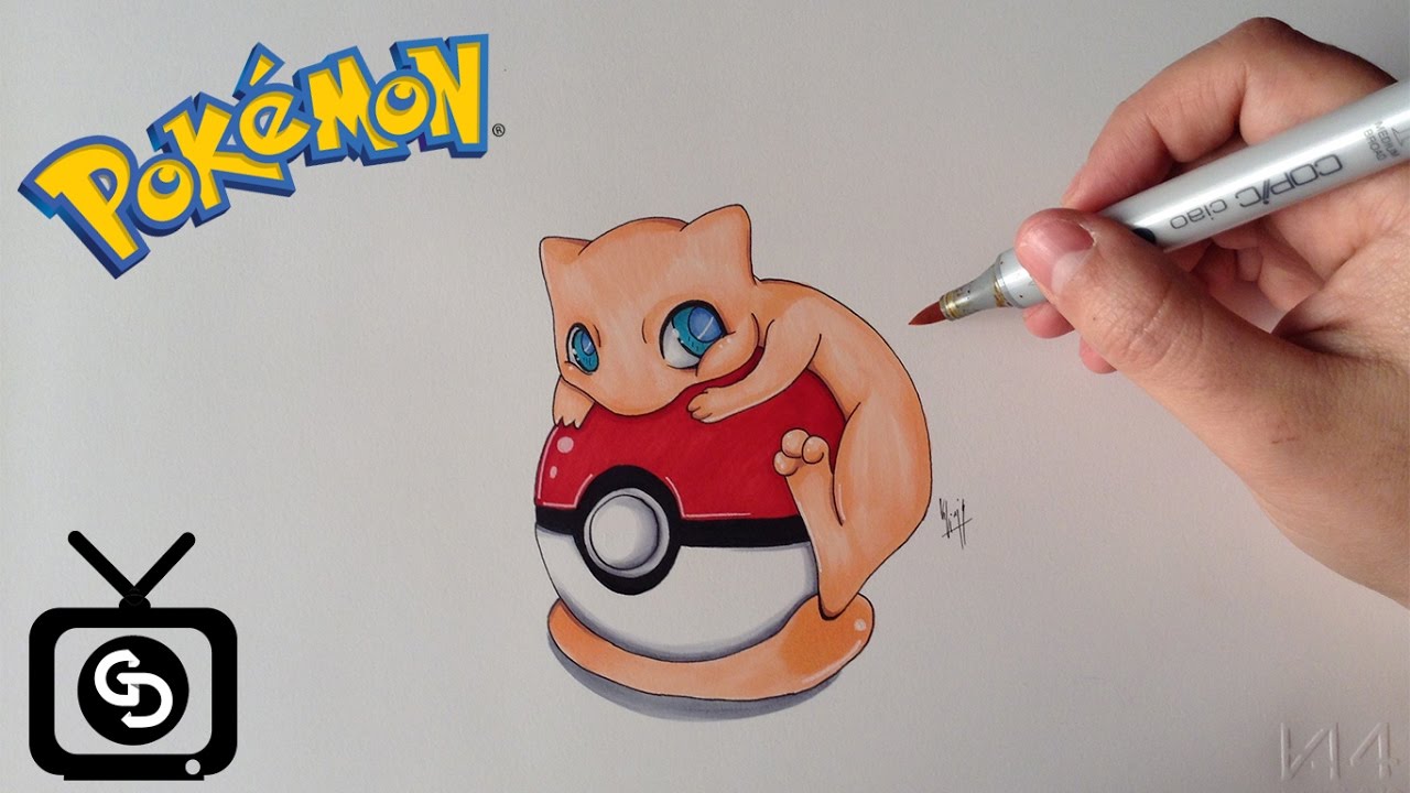 1280x720 how to draw mew pokemon - Mew Drawing