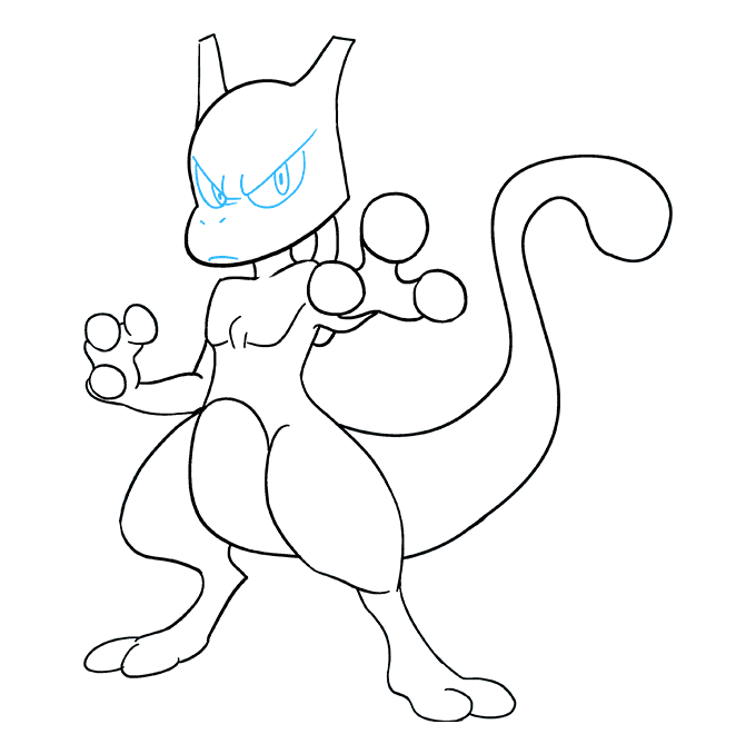 680x678 how to draw mewtwo from really easy drawing tutorial - Mewtwo Drawing