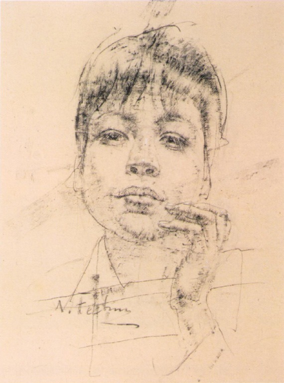 570x768 artwork - Mexican Boy Drawing