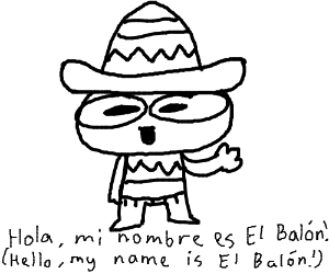 300x250 small mexican boy named el balon drawing - Mexican Boy Drawing