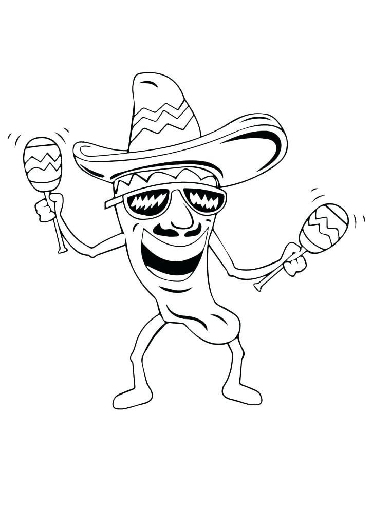 724x1024 coloring pages mexican culture coloring pages elegant boy - Mexican Boy Drawing