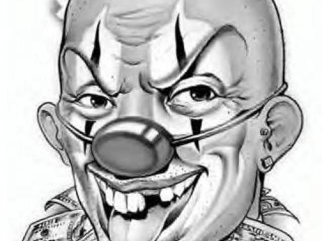 640x480 free drawn clown, download free clip art - Mexican Clown Drawings
