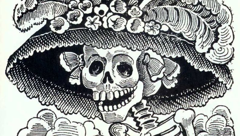 790x450 mexican death, both joyous and horrific, comes to new york city - Mexican Drawings
